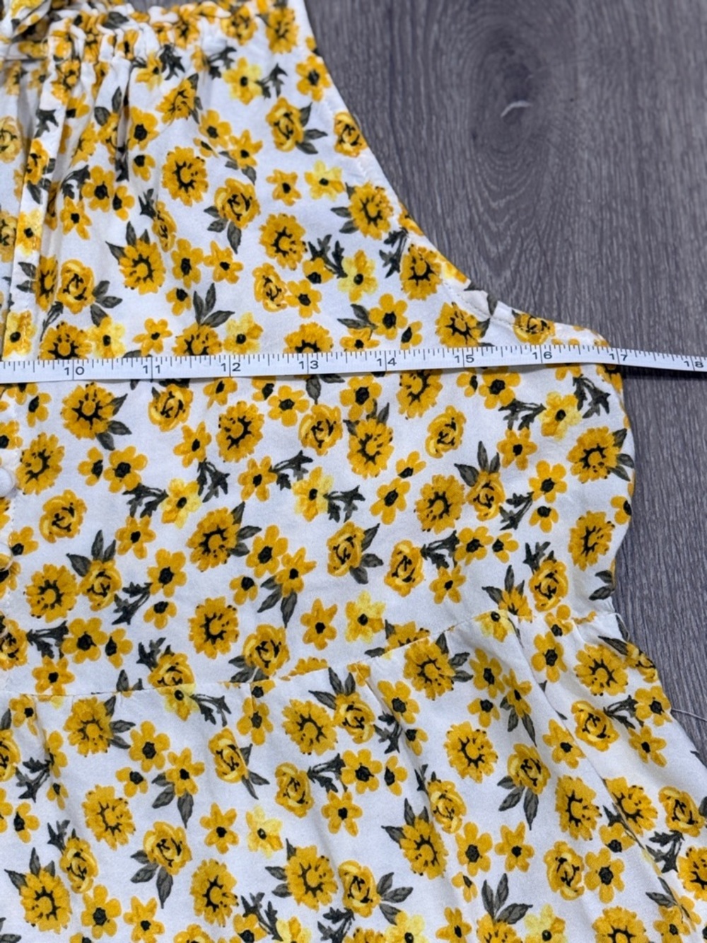 Justify Yellow Floral Tie-Neck Mini Dress - Picture 6 of 11